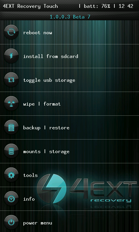 4ext recovery for htc hd2